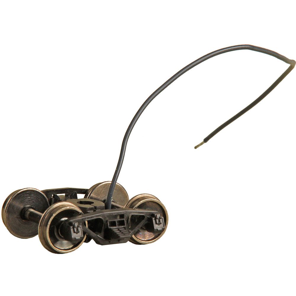 380-590 Kadee HO #590 Bettendorf Caboose Trucks w/Electrical Pickup