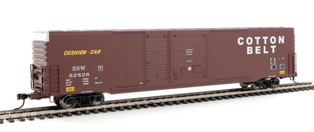 910-3219 Walthers HO 60' PS Auto Parts Boxcar -- Cotton Belt #62826