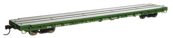 910-5389 Walthers HO 60' Flatcar -- BN #630830