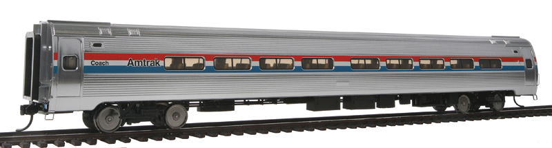 920-11203 WalthersProto 85’ Budd Amfleet I 84’ Seat Coach Amtrak (Phase III)