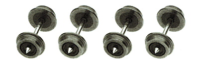 150-22020 Atlas N -- 33" Blackened Metal Wheels