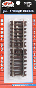 150-525 Atlas HO Code 83 -- 2" Straight