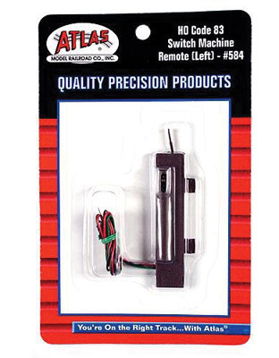 150-584 Atlas HO Code 83 -- Left Hand Remote Switch Machine
