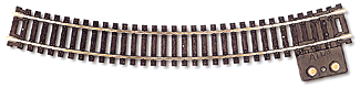 150-845 Atlas HO Code 100 -- 18" Radius Curved Terminal Track