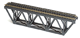 150-884 Atlas HO Code 100 Deck Truss Bridge