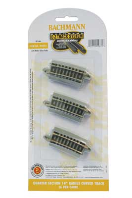 160-44833 Bachmann N 14" Radius 1/4 Curve