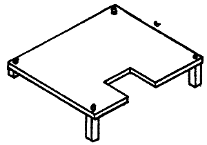 235-222 Details West HO Antenna Stand Style #1