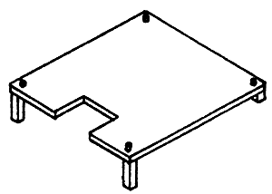 235-223 Details West HO Antenna Stand Style #2