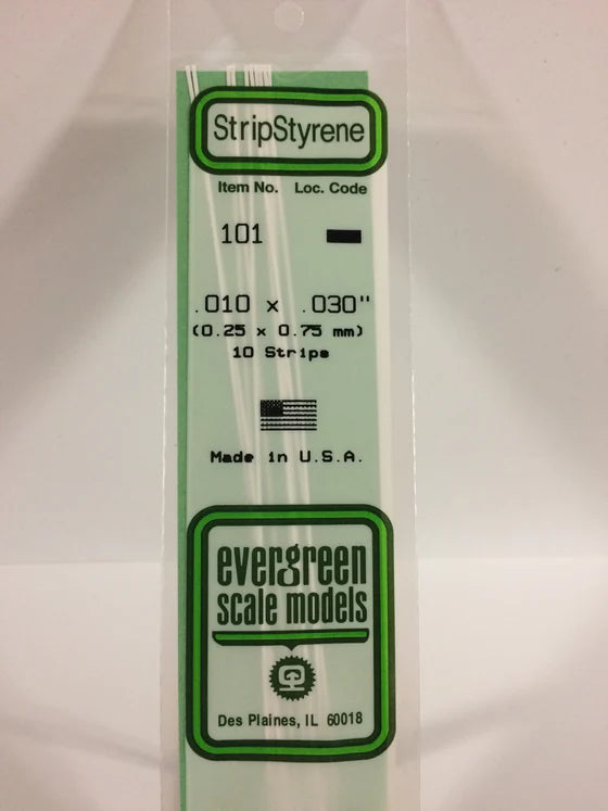 269-101 Evergreen Strip -- .010 x .030