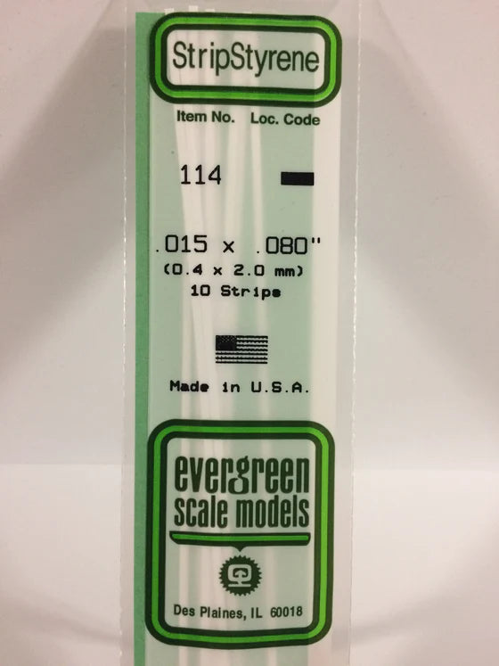 269-114 Evergreen Strip -- .015 x .080