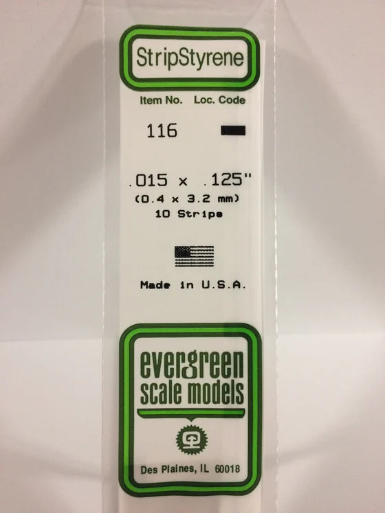 269-116 Evergreen Strip -- .015 x .125