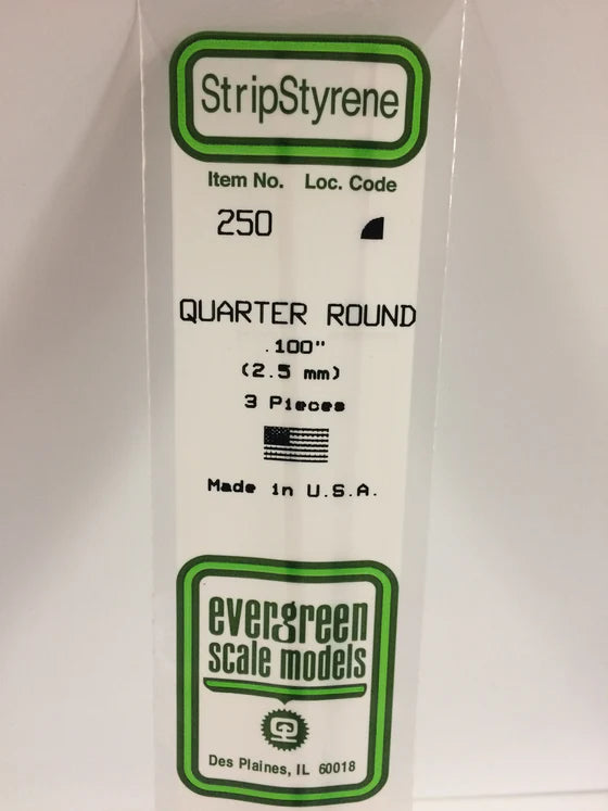 269-250 Evergreen Quarter Round -- .100