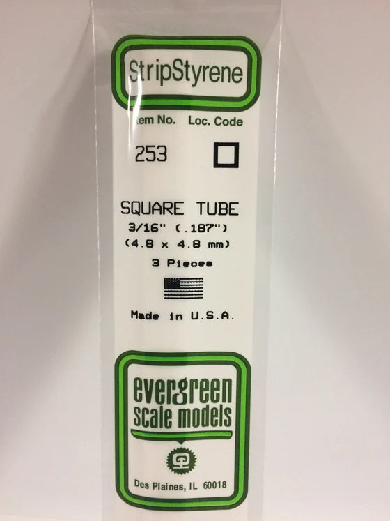 269-253 Evergreen Square Tube -- .187