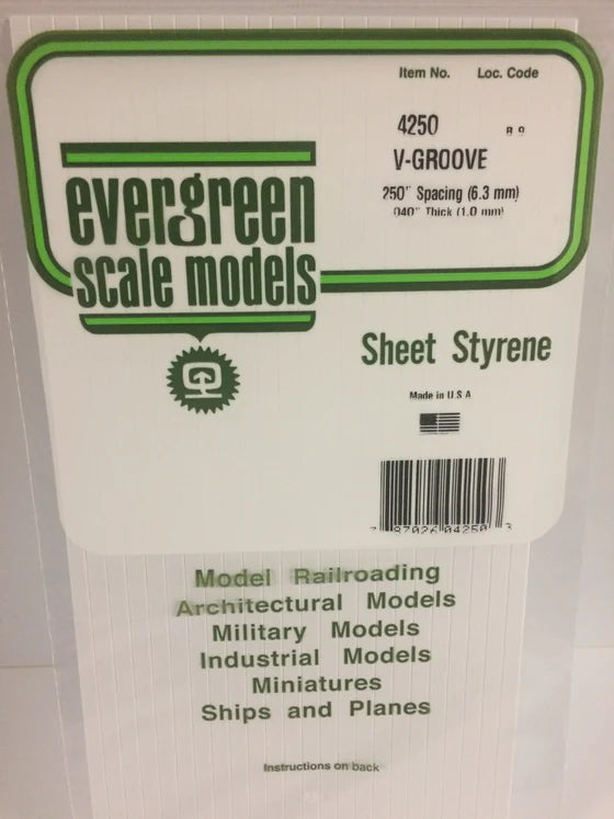 269-4250 Evergreen Siding -- V-groove