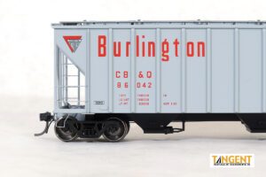 TAN28011-01 Tangent HO Covered Hopper -- CB&Q #85996