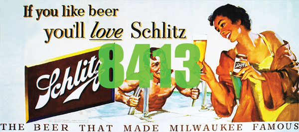 293-8413 Tichy HO Billboard - Schlitz