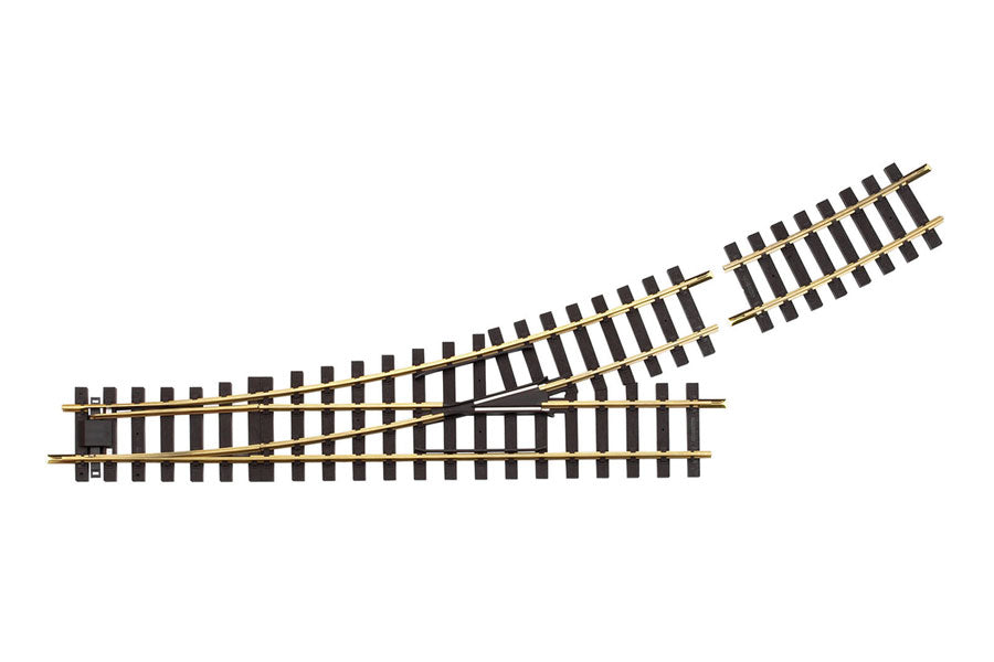 R7 Manual Switch Left 22.5° Track (G-Scale)