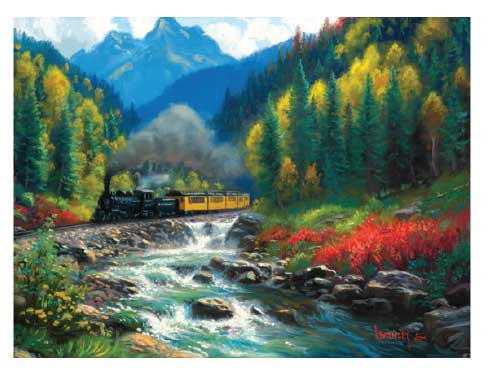 90-53009 Train Enthusiast Puzzle -- Durango & Silverton