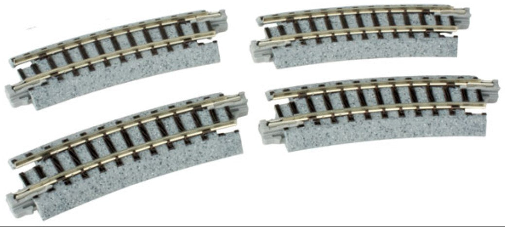 381-20101 Kato N 9-3/4" Radius Curve - 15°
