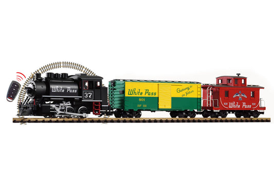 White Pass (WP&YR) R/C Starter Set w/Analog Sound & Smoke (G-Scale)