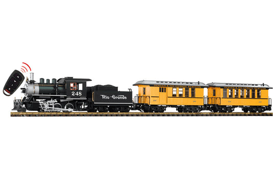 D&RGW Passenger R/C Starter Set w/Analog Sound & Smoke (G-Scale)