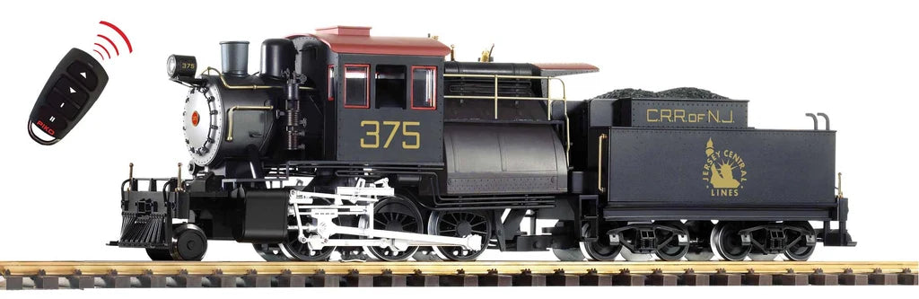38280 PIKO G CNJ 2-6-0 Camelback Loco 375 Tri-Mode Sound