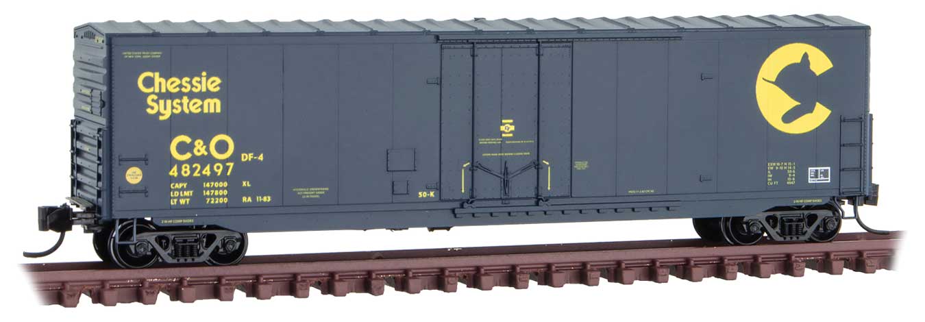489-18100190 MTL N 50' Std Box C&O #482497