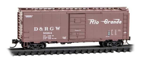 489-2000537 MTL N 40' Boxcar D&RGW #50164