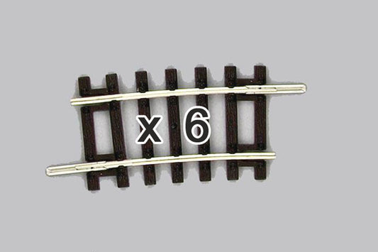 Box of 6 Curved Track, R1/7.5° (HO-Scale)
