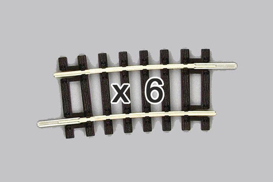 Box of 6 Curved Track, R2/7.5° (HO-Scale)