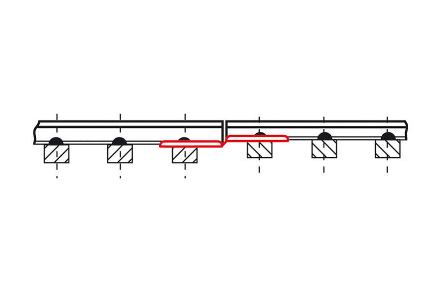 Code 83 Rail Conversion Joiners, 6 pieces (HO-Scale)