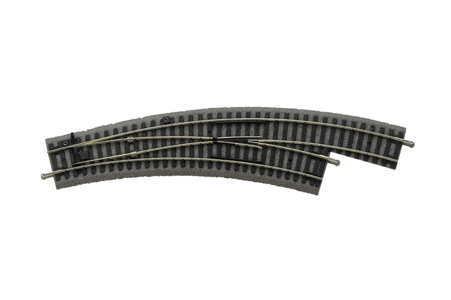 Roadbed A-Track Right Curved Switch BWL, R2/R3 (HO-Scale)