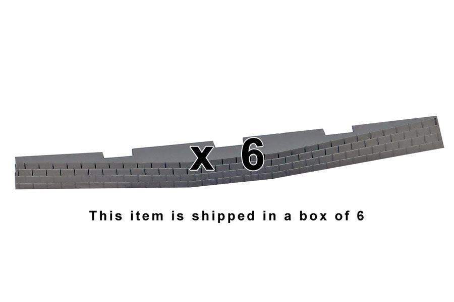 Roadbed for Right Curved Switch Machine, 6 Pcs (HO-Scale)