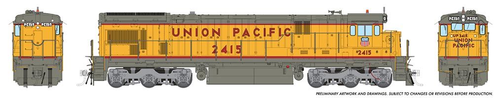 606-42031 Rapido HO GE C30-7 - DC -- Union Pacific #2422
