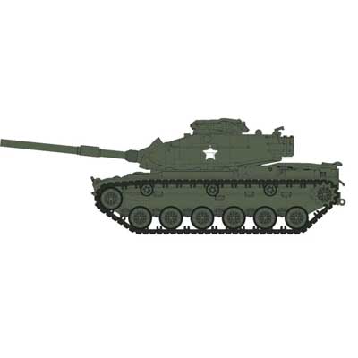 606-804001 Rapido HO M60A1 Tank - US Army