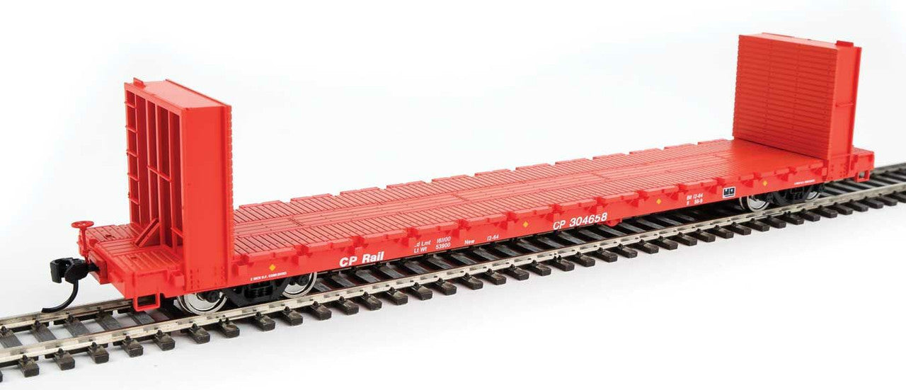 910-5870 WalthersMainline 60' Pullman-Standard Bulkhead Flatcar (48' IL) - Ready to Run -- Canadian Pacific #304658