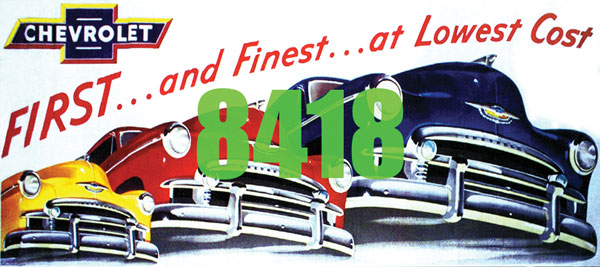 293-8418 Tichy HO Chevy Billboard