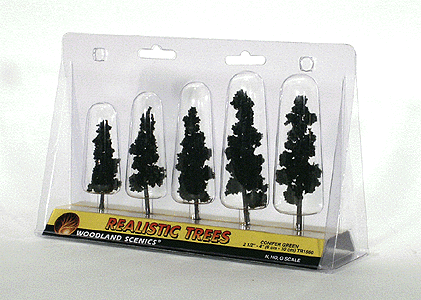785-1560 WS Trees - Pines -- Conifer Green 2-1/2 to 4"