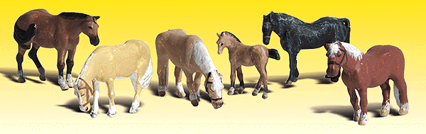 785-2141 WS N Farm Horses