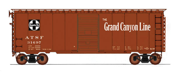 85-45430 IRC HO 40' PS-1 Boxcar -- Santa Fe