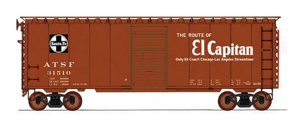 85-45431 IRC HO 40' PS-1 Boxcar -- Santa Fe