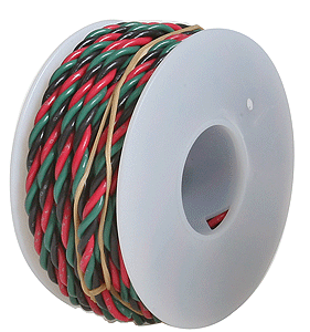 851-322070234 Wire Works 3c Wire 22g -- Yellow/Blue/White