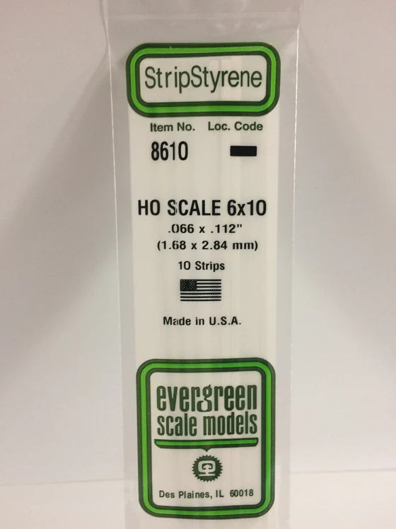 269-8610 Evergreen Strip -- HO 6x10