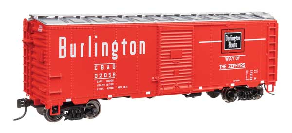 910-2748 Walthers HO 40' 1937 AAR Boxcar - CBQ 32056