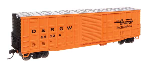910-46712 Walthers HO 50' Boxcar - DRGW 65324