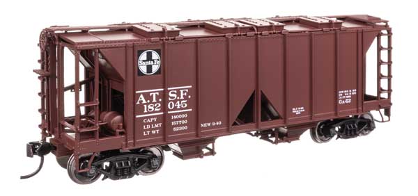 910-49705 Walthers HO Covered Hopper - ATSF 182045
