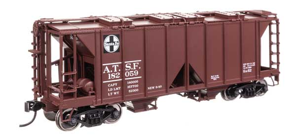 910-49707 Walthers HO Covered Hopper - ATSF 182059