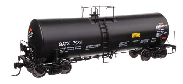 920-100058 Walthers HO 40' Tank Car -- GATX #7934