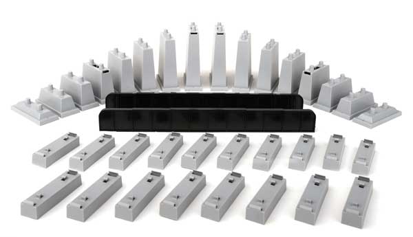 931-1365 Walthers HO Power-Loc Bridge and Pier Set