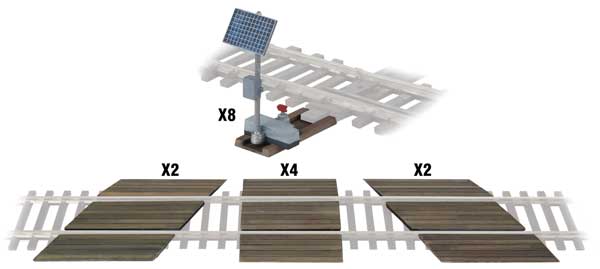 933-4124 Walthers HO Intermodal Yard Details
